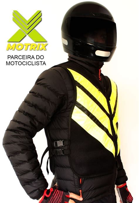 Colete Motoboy Motociclista Moto Taxi Bolso Refletivo