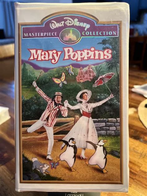 Walt Disney S Masterpiece Collection Mary Poppins Vhs Clamshell Limited