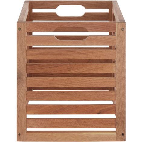 Premier Housewares Small Walnut Wood Storage Box