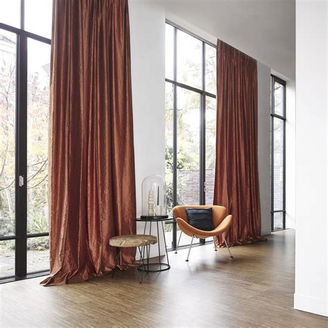 Vorhangstoff POTENZA KOBE INTERIOR FABRICS Einfarbig Baumwolle