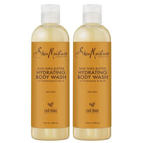 Shea Moisture Hydrating And Soothing Raw Shea Butter Body Wash 13 Oz