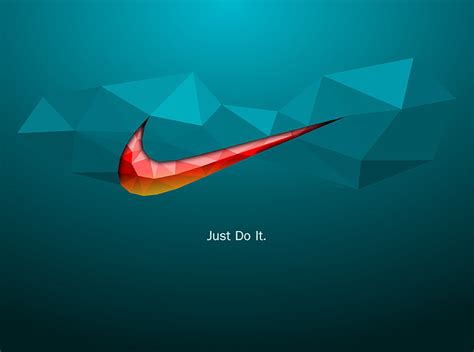 HD wallpaper: Nike, Just Do It., red, no people, white color, shape ...