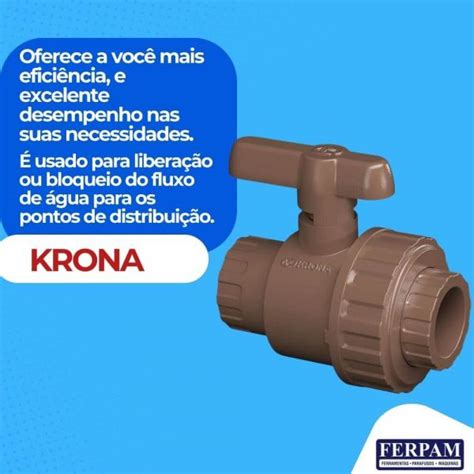 Registro Esfera Pvc 20mm Soldável União Krona