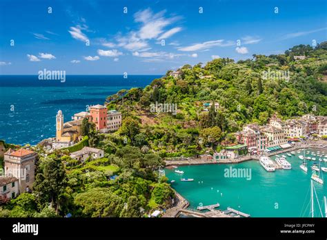 Portofino Village On Ligurian Coast Italy Stock Photo Alamy