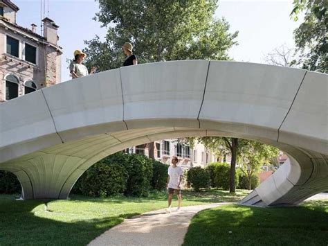 This Self-Supporting 3D-Printed Concrete Bridge Uses Less Material - Core77