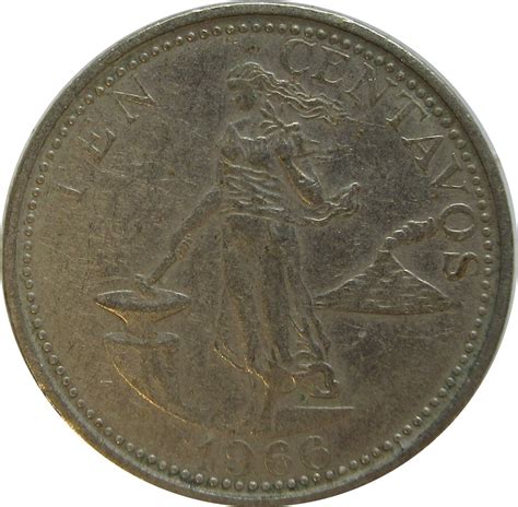 1966 Philippine Ten Centavo 2