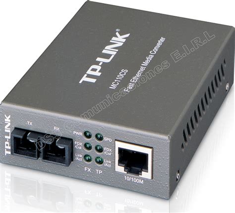 Media Converter Fibra Sc Monomodo Km Tp Link Mc Cs