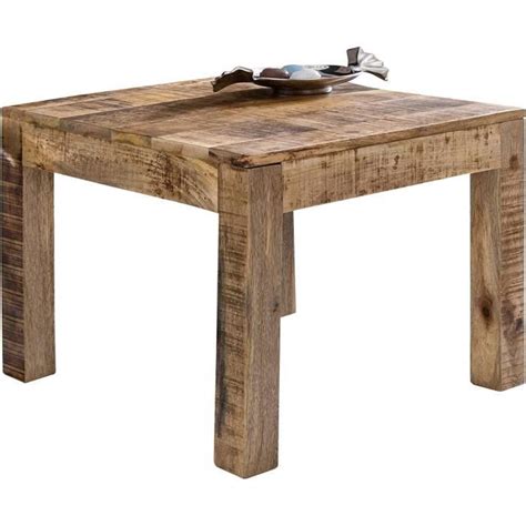 Wohnling Table Basse Rustica X X Cm E Ois Massif Mango Nature