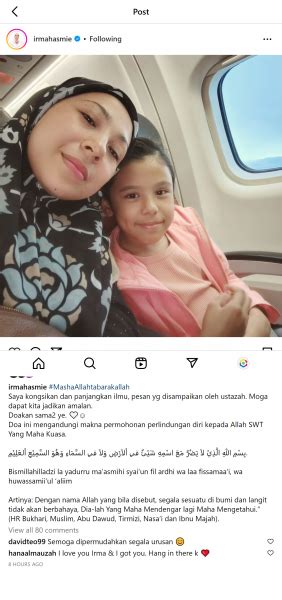 Minta Maaf Semua Irma Hasmi Tinggal Komen Lepas Status Rumah Tangga