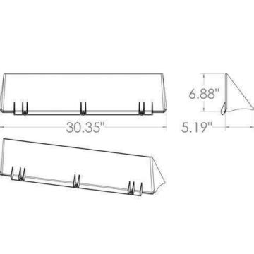 TAYMAC DG28 29 In PTAC Air Deflector 4 Pack Specification Manualzz