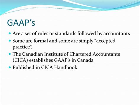 PPT Generally Accepted Accounting Principles PowerPoint Presentation