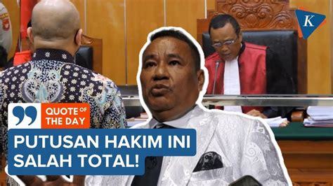 Kata Hotman Paris Soal Vonis Penjara Seumur Hidup Teddy Minahasa YouTube