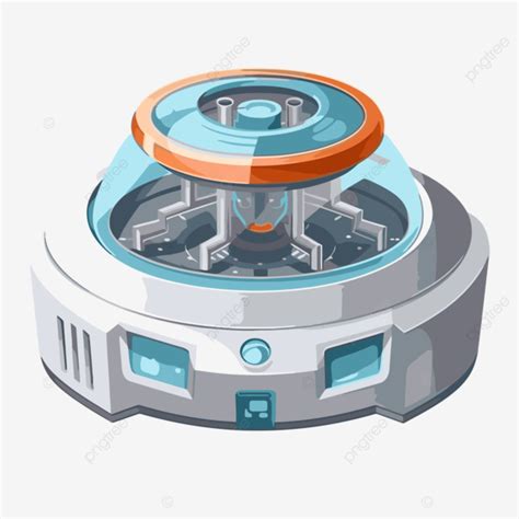 Centrífuga Clipart Moderno Futurista Aparatos Electrónicos Diseño