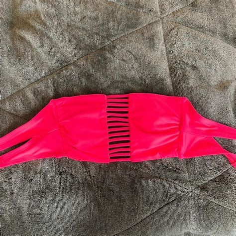 Target Women S Pink Bikini And Tankini Tops Depop