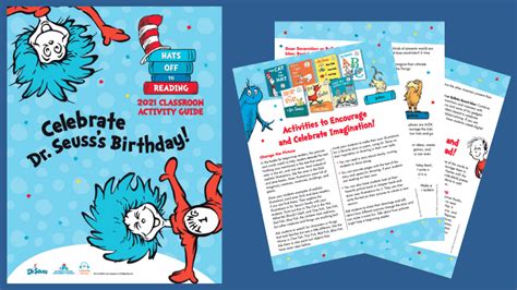 Celebrate Reading With Dr Seuss And Hats Off To Reading Free Printable Dr Seuss Birthday