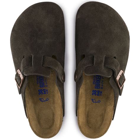 Unisex Birkenstock Suede Leather Boston Clog - Mocha | Garmentory