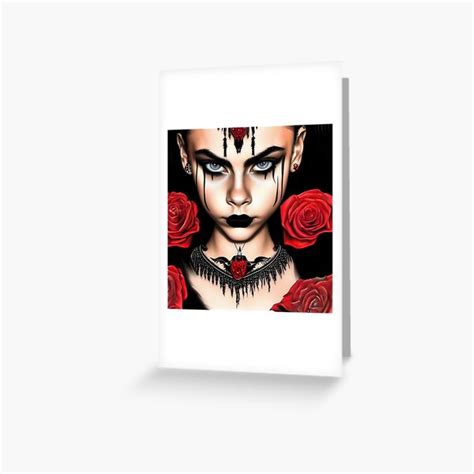 Cute Chaos Girl Greeting Card For Sale By Punkerlazar Redbubble