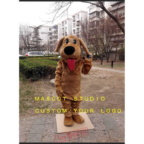 Brown Dog Mascot Costume