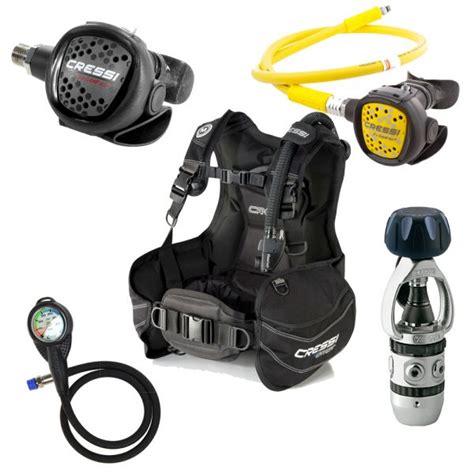 Cressi Start Scuba Set BCD And Gauge Regulator Set JettyDive