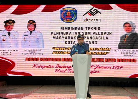 Menuju Pemilu Damai 2024 Pemkot Gelar Peningkatan SDM Pelopor