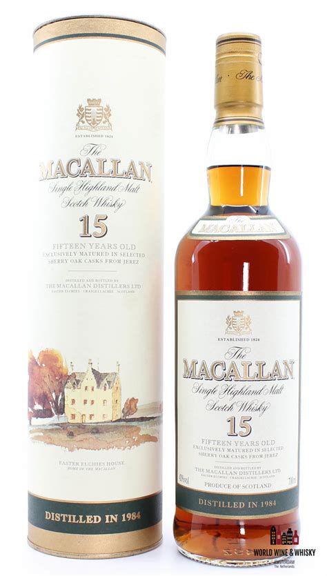 Macallan 15 Years Old 1984 Sherry Oak Casks From Jerez 43 700ml