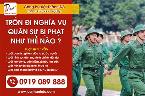 Trốn đi Nghĩa Vụ Quân Sự Bị Phạt Như Thế Nào