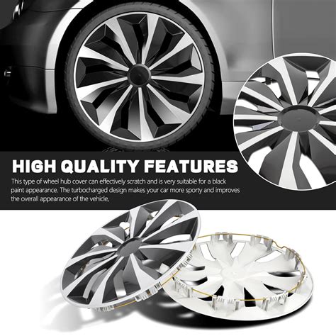 Set Of Snap On Full Hub Caps Wheel Covers For Toyota Prius