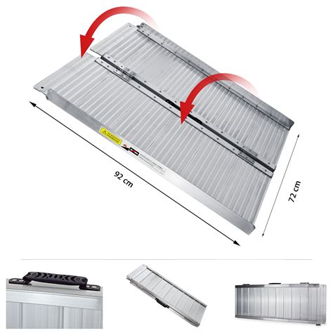 Kokoontaitettava Alumiininen Ajoramppi Salkku Cm X Cm Kantavuus