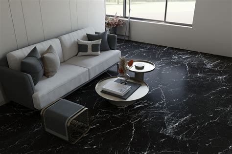 Elegant Black Matt Marble Matt Marble Look Colorbody Fine Porcel