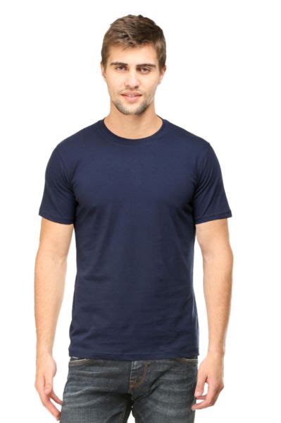 Plain Navy Blue T Shirt