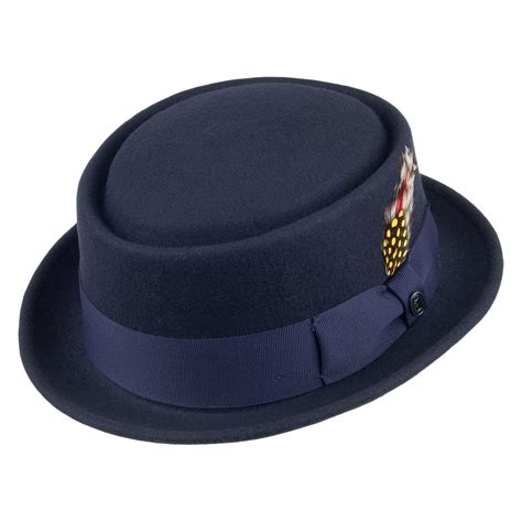 Jaxon And James Crushable Wool Pork Pie Hat Black Pork Pie Hat Pork Pie Hats For Men