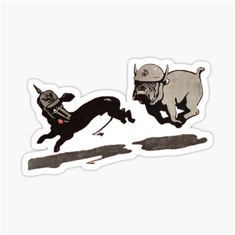 Devil Dog Sticker For Sale By R Wlsh Redbubble