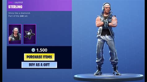 New Sterling Skin Fortnite Item Shop 2019 05 02 Youtube