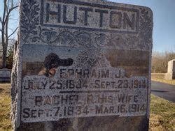 Ephraim Jacob Hutton 1834 1914 Monumento Find A Grave