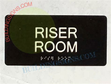 Riser Room Sign Hpd Signs The Official Store