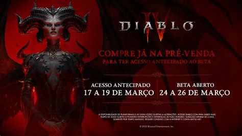 Acesso Antecipado Ao Beta Aberto De Diablo Iv Come A Hoje No