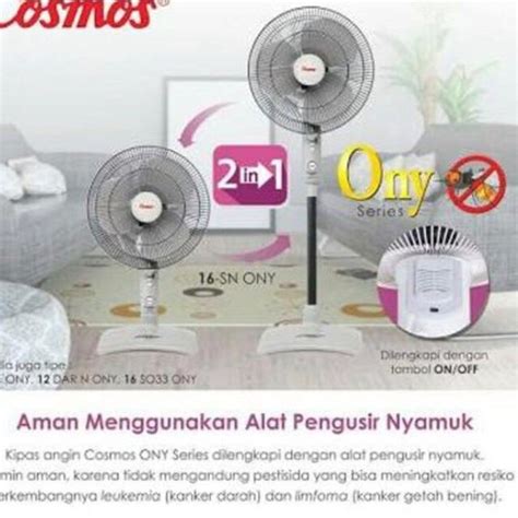 Jual Cosmos Kipas Angin Stand Desk Fan In Cosmos Anti Nyamuk