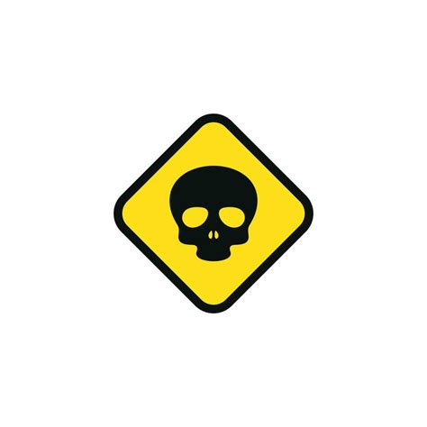 Toxic Hazard Caution Warning Symbol Design Vector 25660876 Vector Art At Vecteezy