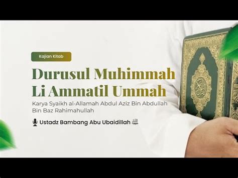 Mengurai Makna Surah Al Lahab Kajian Kitab Durusul Muhimmah Li Ammatil