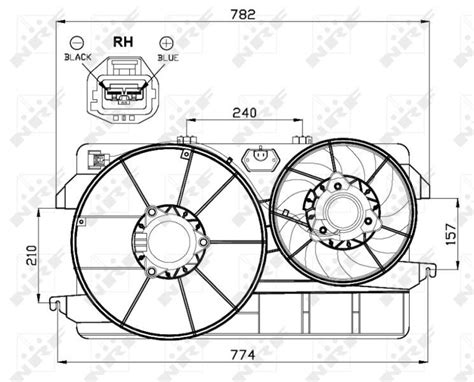 NRF Lüfter Motorkühlung 47451 für FORD eBay