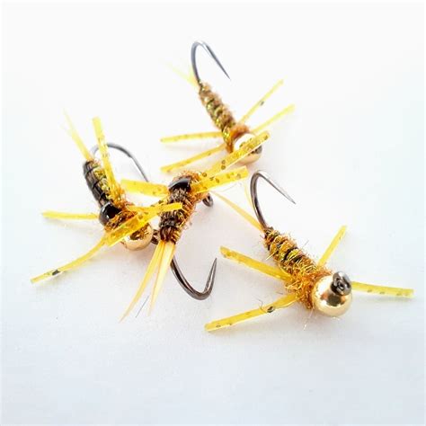 4 Golden Stonefly Euro Nymph Jig Euro Nymphs. Jigs. Trout - Etsy