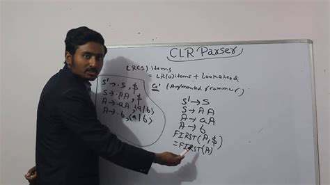 Compiler Design Clr Parser Tutorial By Shubham Kumar Youtube