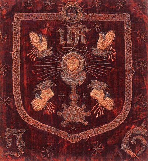 Banner Of The Five Wounds Of Christ Under Which The Pilgrims Marched