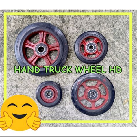 Rubber Wheel With Rim And Bearing Hd Rubber Wheel Gulong Ng Kartilya 56