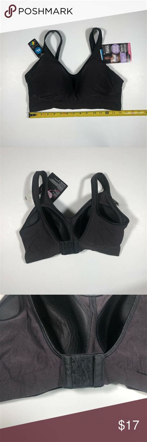 Kohls Wire Free Sports Bra Black With Crossback Measurements And