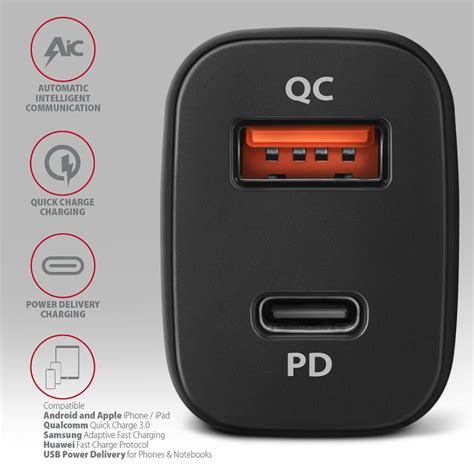 Pwc Pq38 Pd And Qc Car Charger 38w Axagon