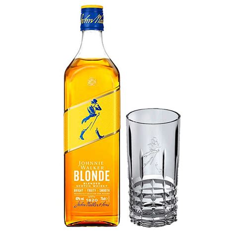 Booz Cl Pack Johnnie Walker Blonde Vaso X Whisky Johnnie Walker