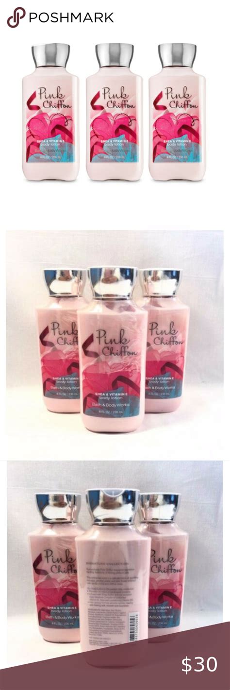 New Bath And Body Works Pink Chiffon Lotion X 3 Bath And Body Works Bath And Body Body Works