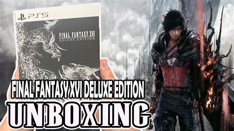 Final Fantasy XVI Deluxe Edition PS5 Unboxing YouTube