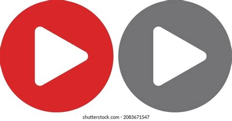 Cute Play Button Used Play Video Stock Vector (Royalty Free) 2083671547 ...